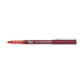Pilot V7 Hi-Tecpoint Fine Rollerball Pen 0.7mm Nib Tip, Red.